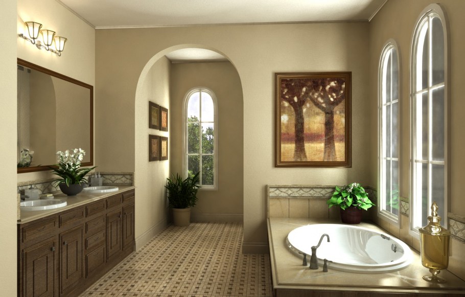 Bay Window Bathroom