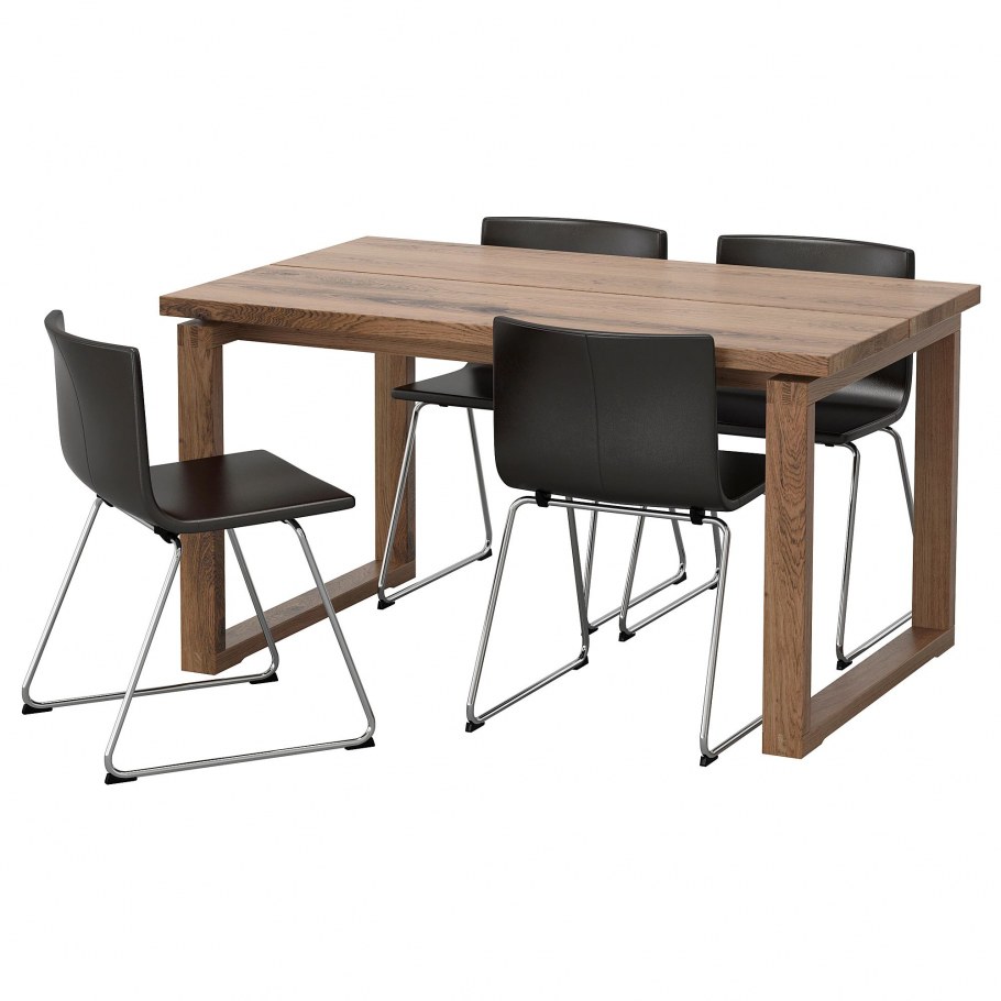 Икеа стол обеденный дуб