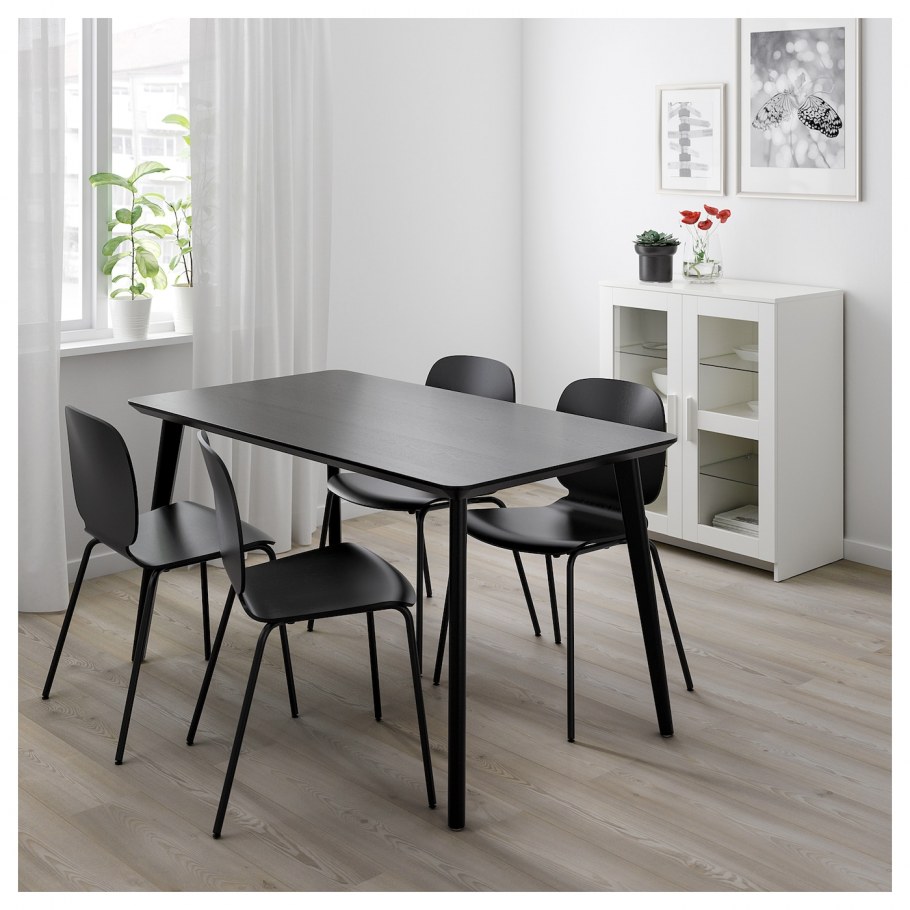 Икеа стол кухонный серый