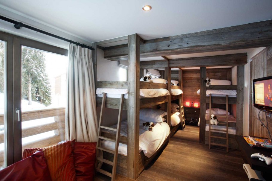 Шале Куршевель гостиная