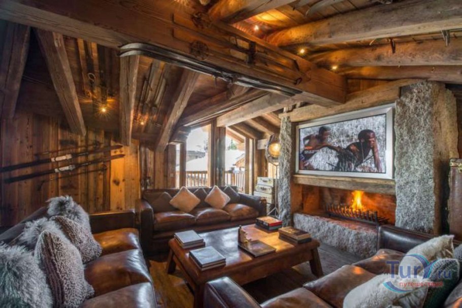 Шале интерьер