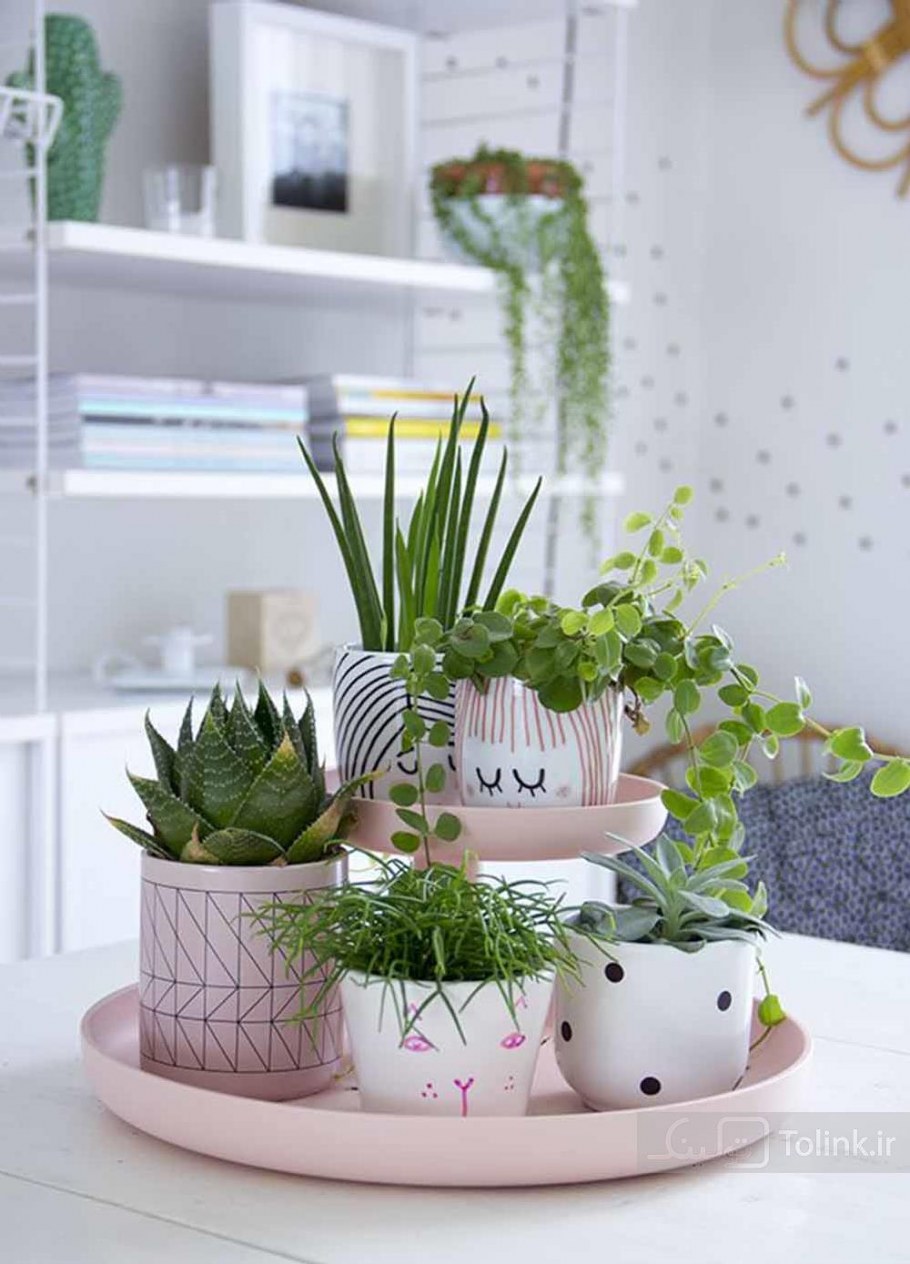 Цветочные горшки в скандинавском стиле