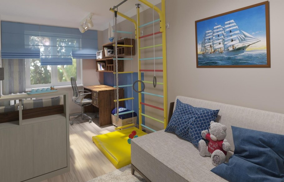 Детская для мальчика малогабаритная