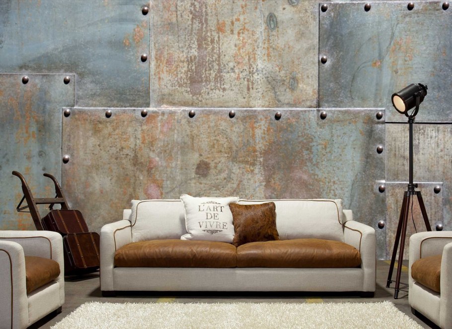 Листовой металл в интерьере