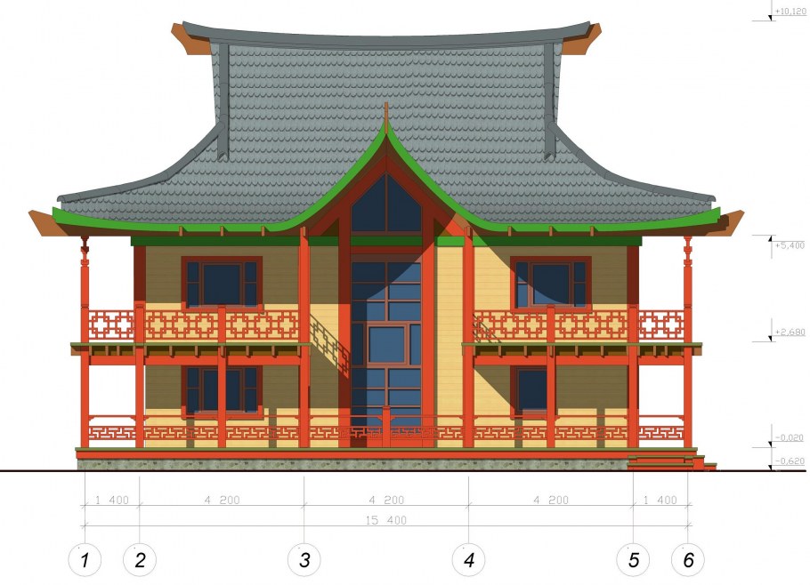 Китайский дом проект