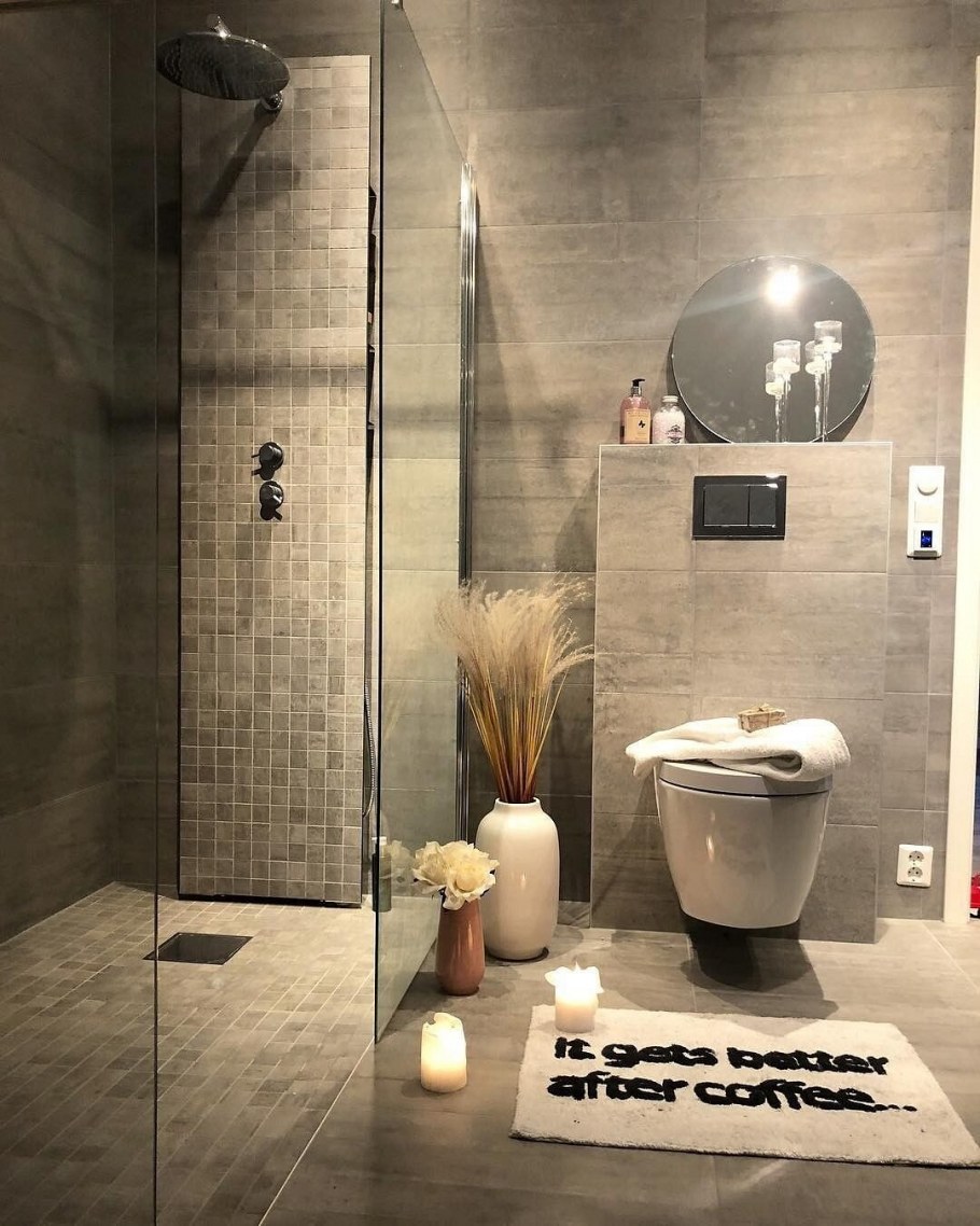 Модная плитка в ванную комнату 2020