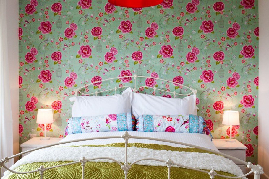 Ситец на стену вместо обоев