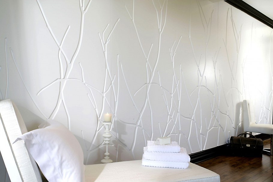 Белые декоративные стеновые панели