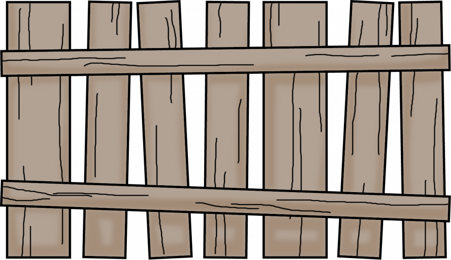 Забор нарисованный