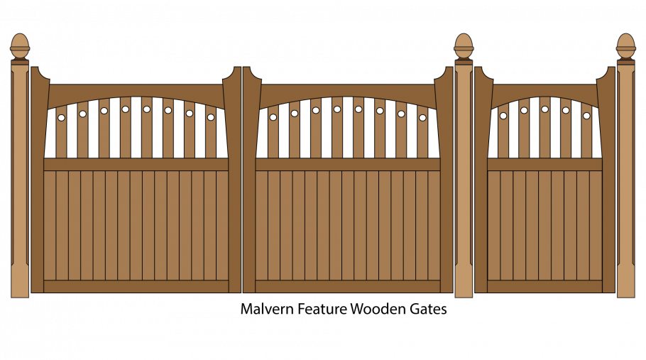 Деревянная калитка на прозрачном фоне