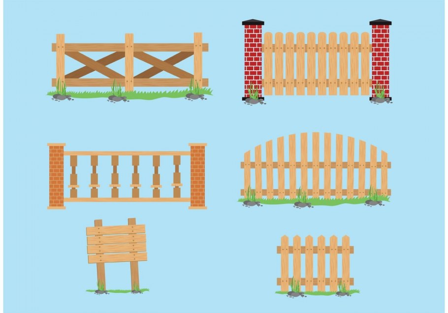 Ограда вектор