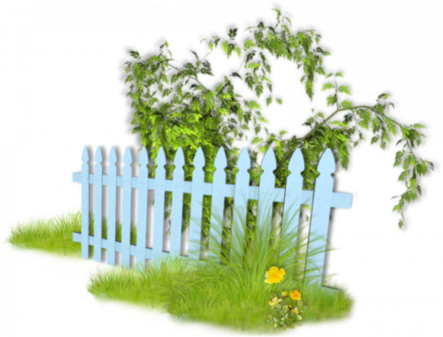 Изгородь на прозрачном фоне