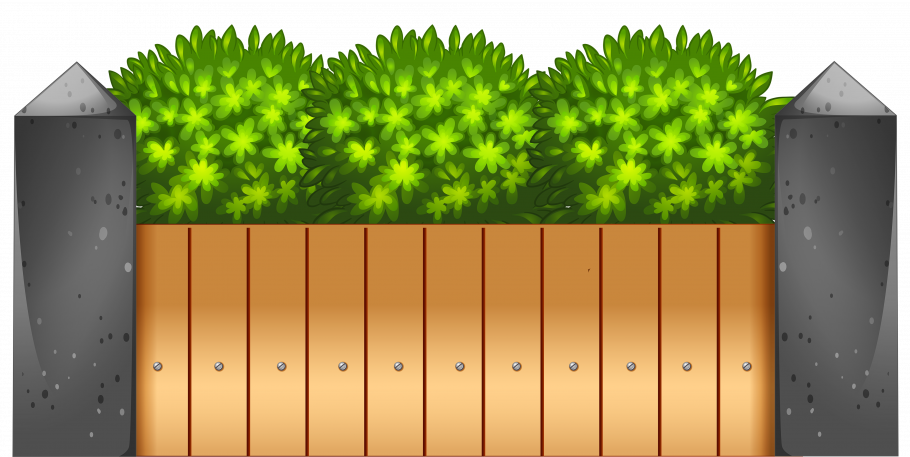 Забор мультяшный