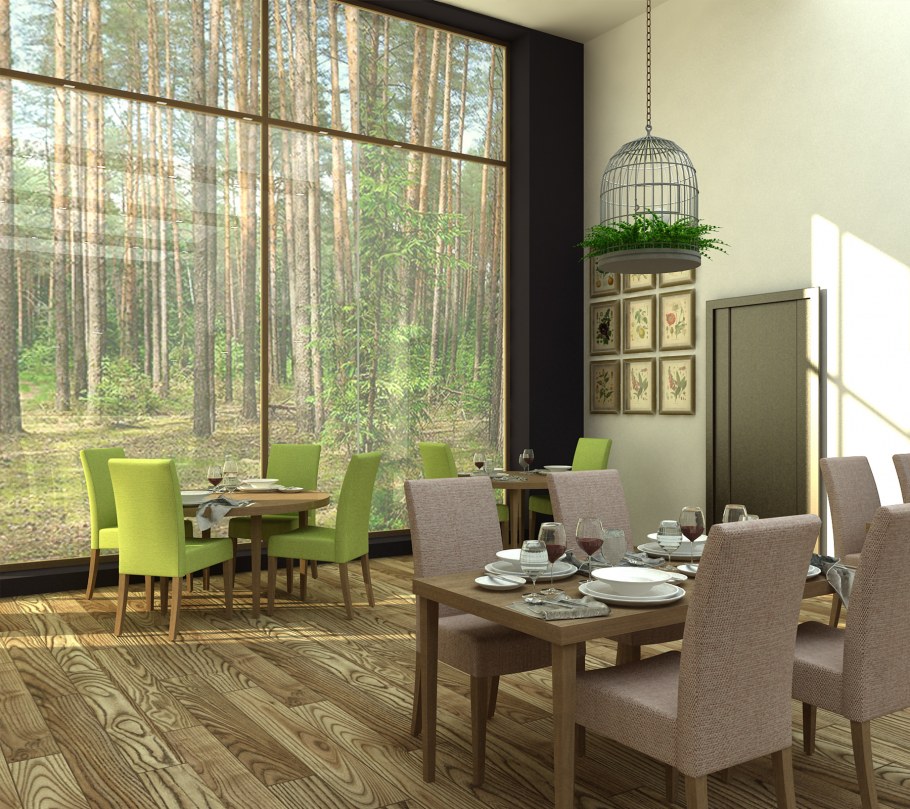 Интерьер турбазы