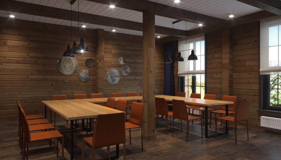 Интерьер базы отдыха