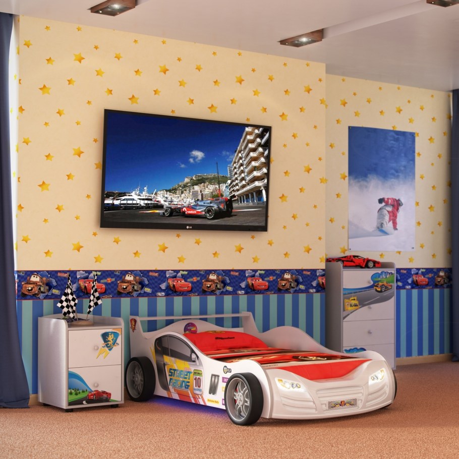 Кровать машина Грифон стайл