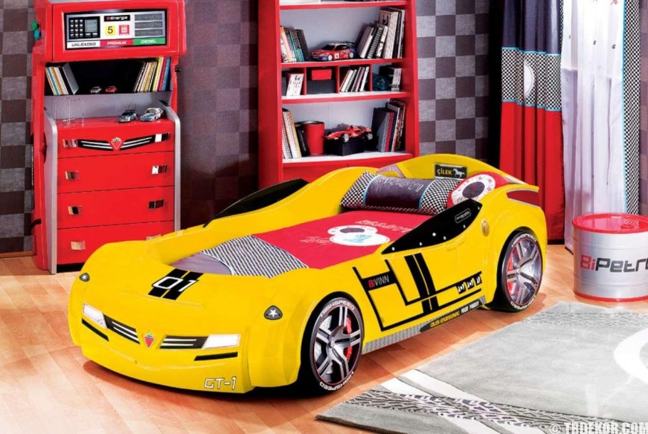 Кровать машина Cilek битурбо 3д модель