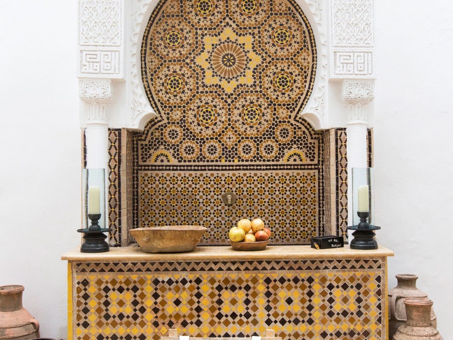 Декор стен в марокканском стиле