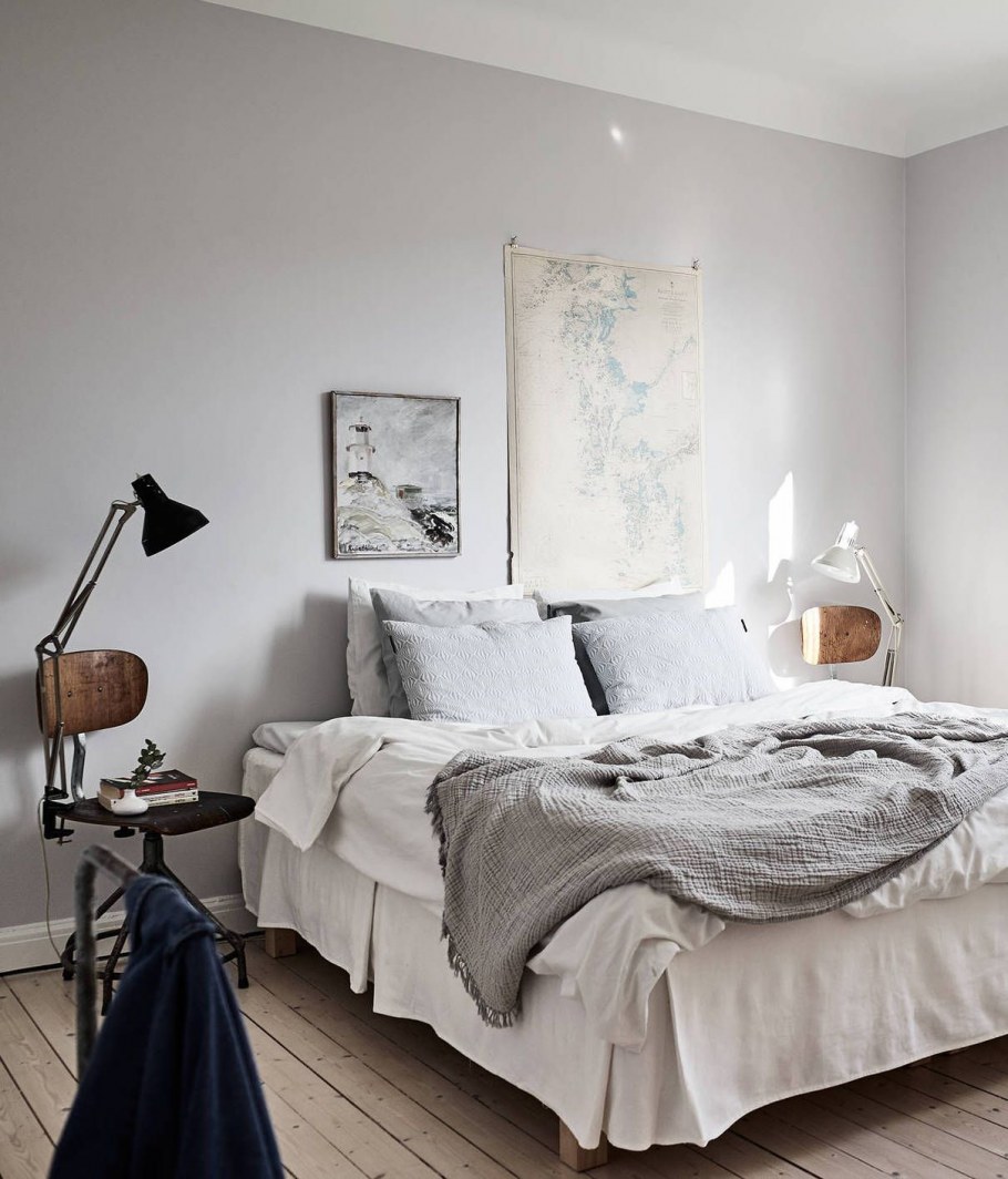 Спальня икеа лофт