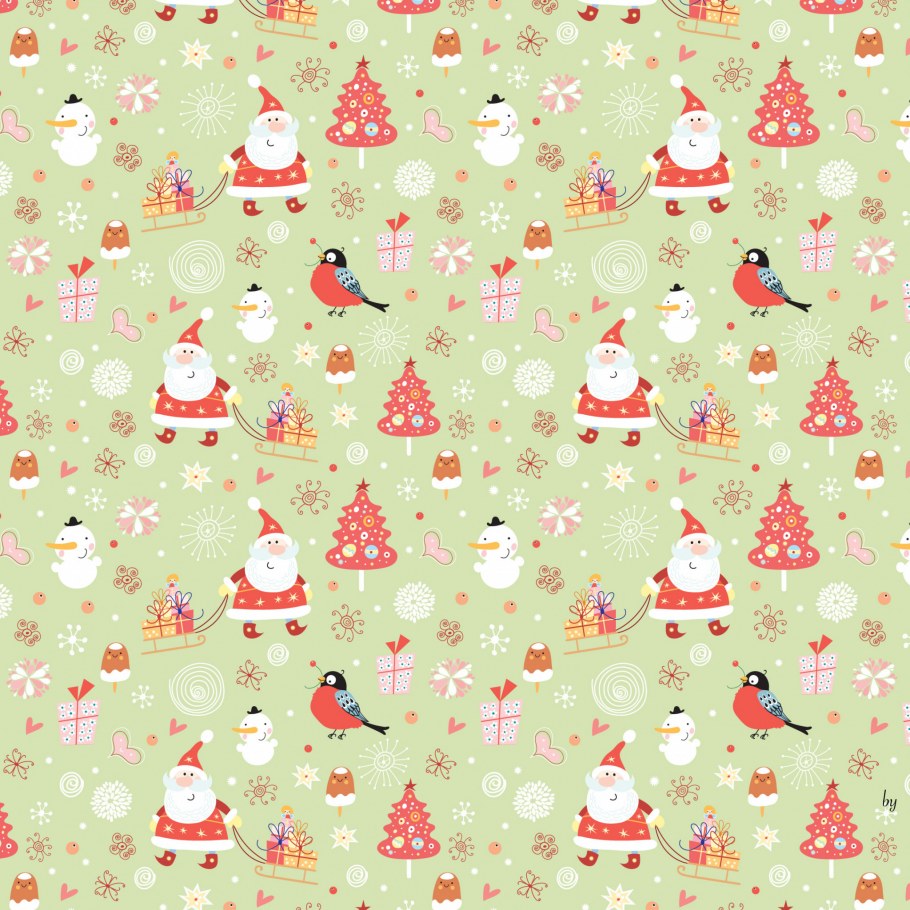 Бумага для скрапбукинга на новогоднюю тему