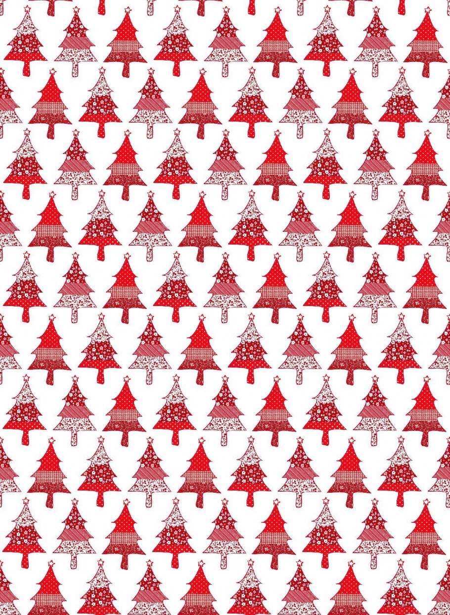 Новогодние принты на белом фоне