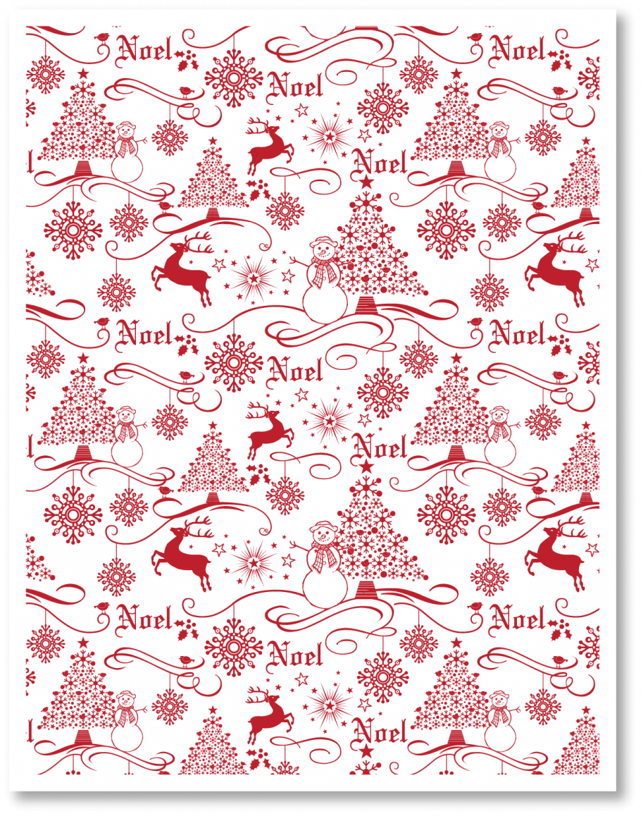 Новогодние рисунки на бумаге