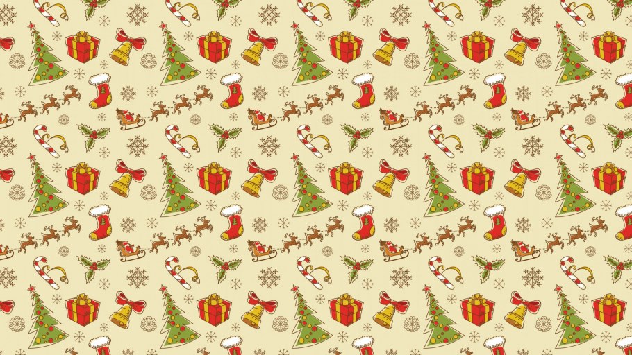 Украшение комнаты в одном стиле на новый год