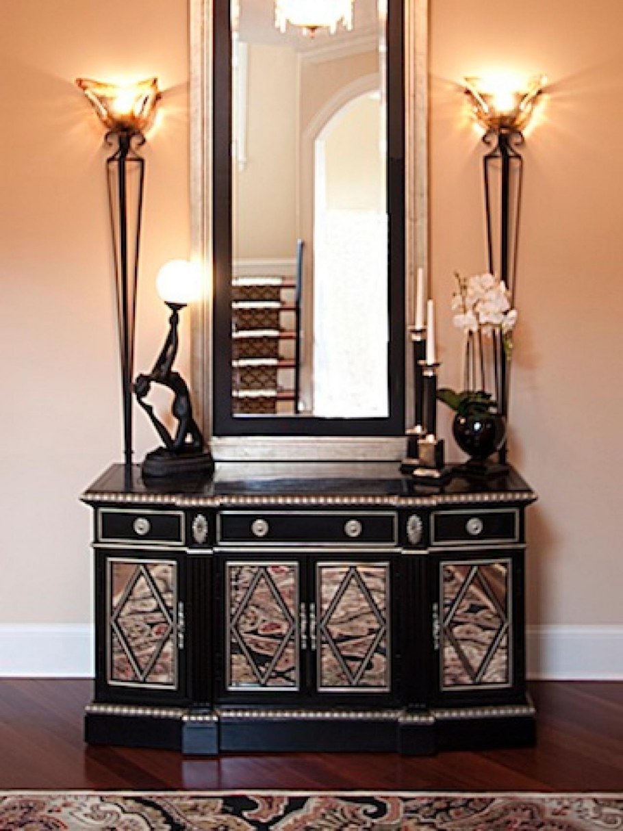 Маленькая гостиная в стиле арт деко