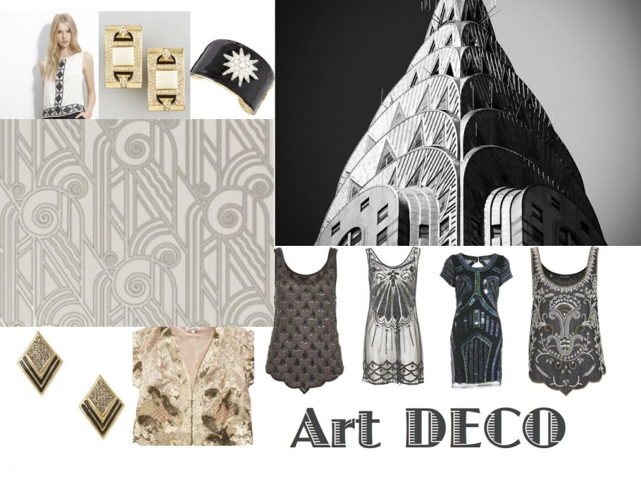 Интерьер столовая арт деко