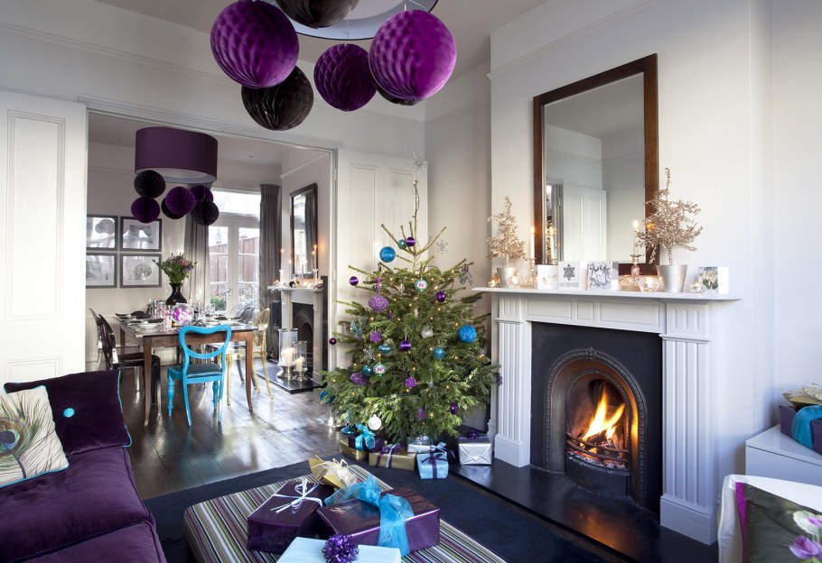 Новогодняя елка в интерьере квартиры