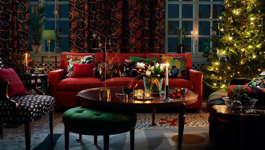 Новогодняя елка в интерьере