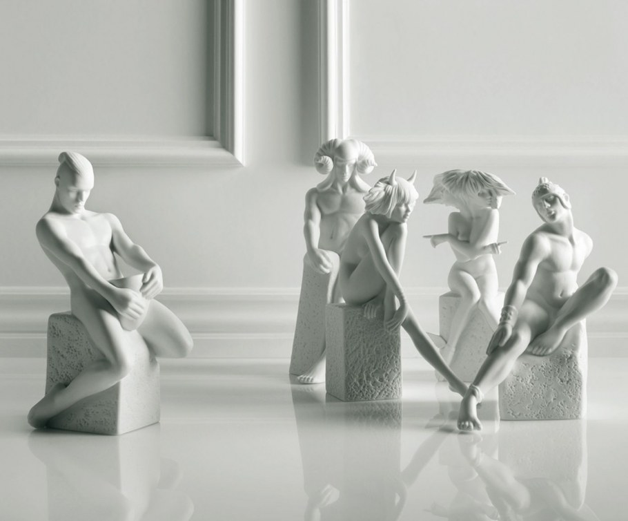 Фарфоровые рыбы Royal Copenhagen