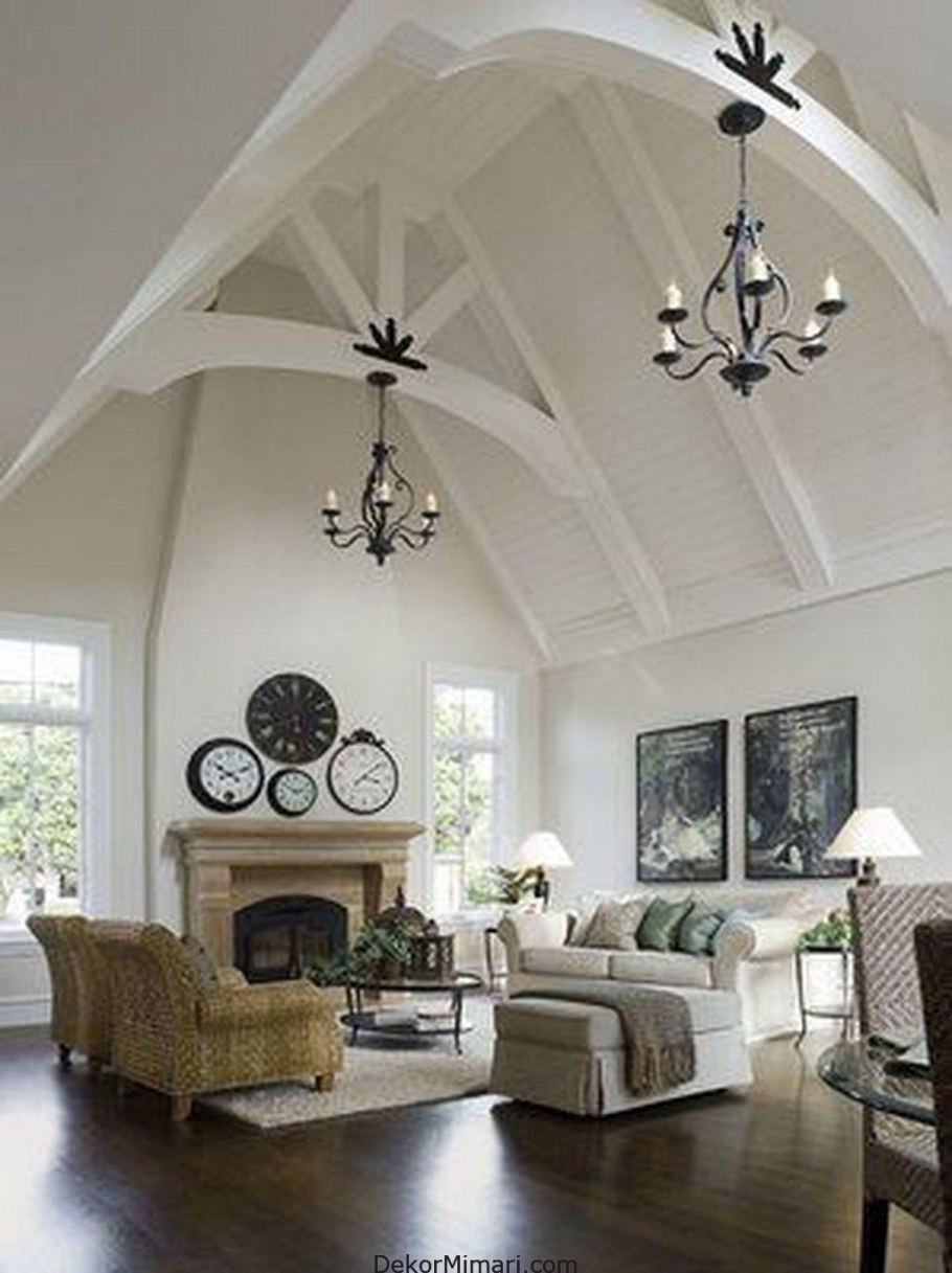 Интерьер с круглой крышей