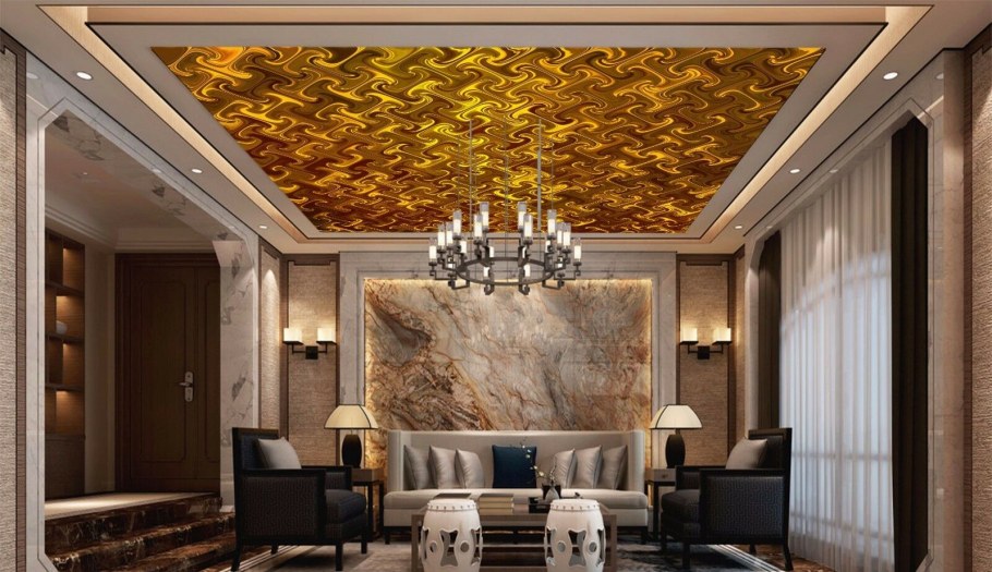 Потолок в золоте