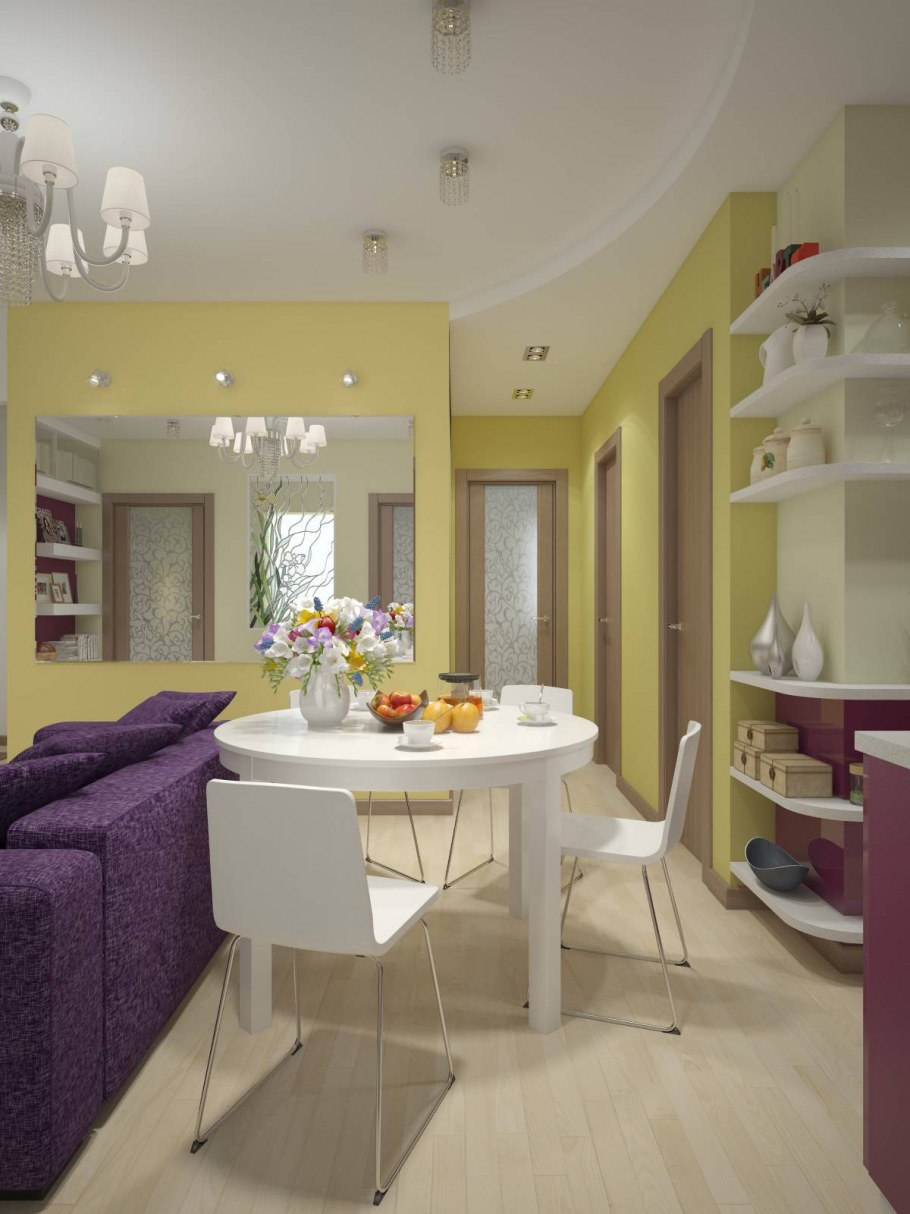 Цветовые решения для кухни-гостиной