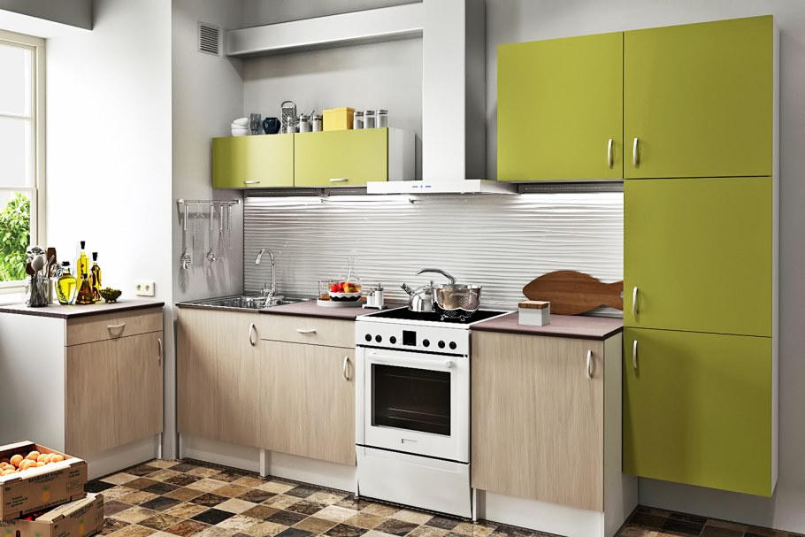 Кухонные гарнитуры с подставкой для ног