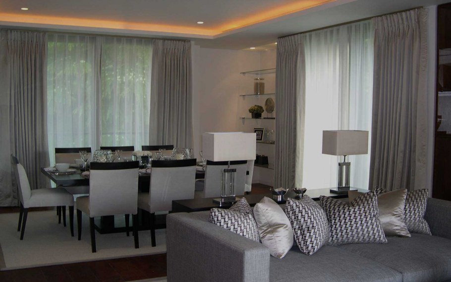 Шторы в современной квартире