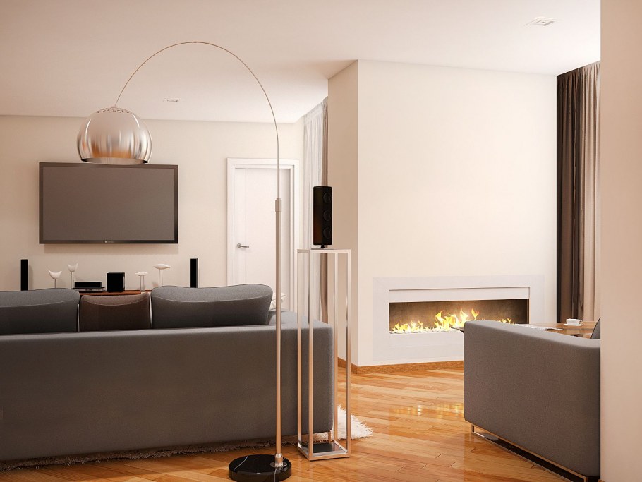 Шторы в стиле лофт в интерьере