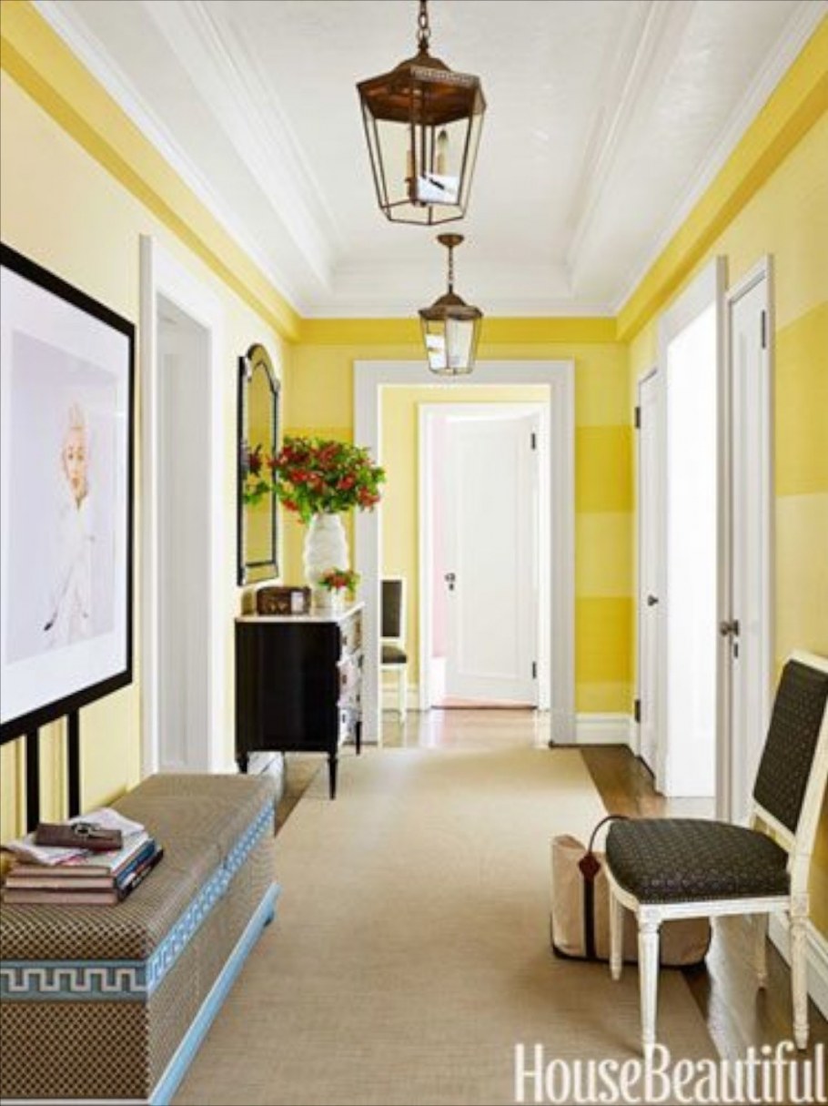 Желтая прихожая