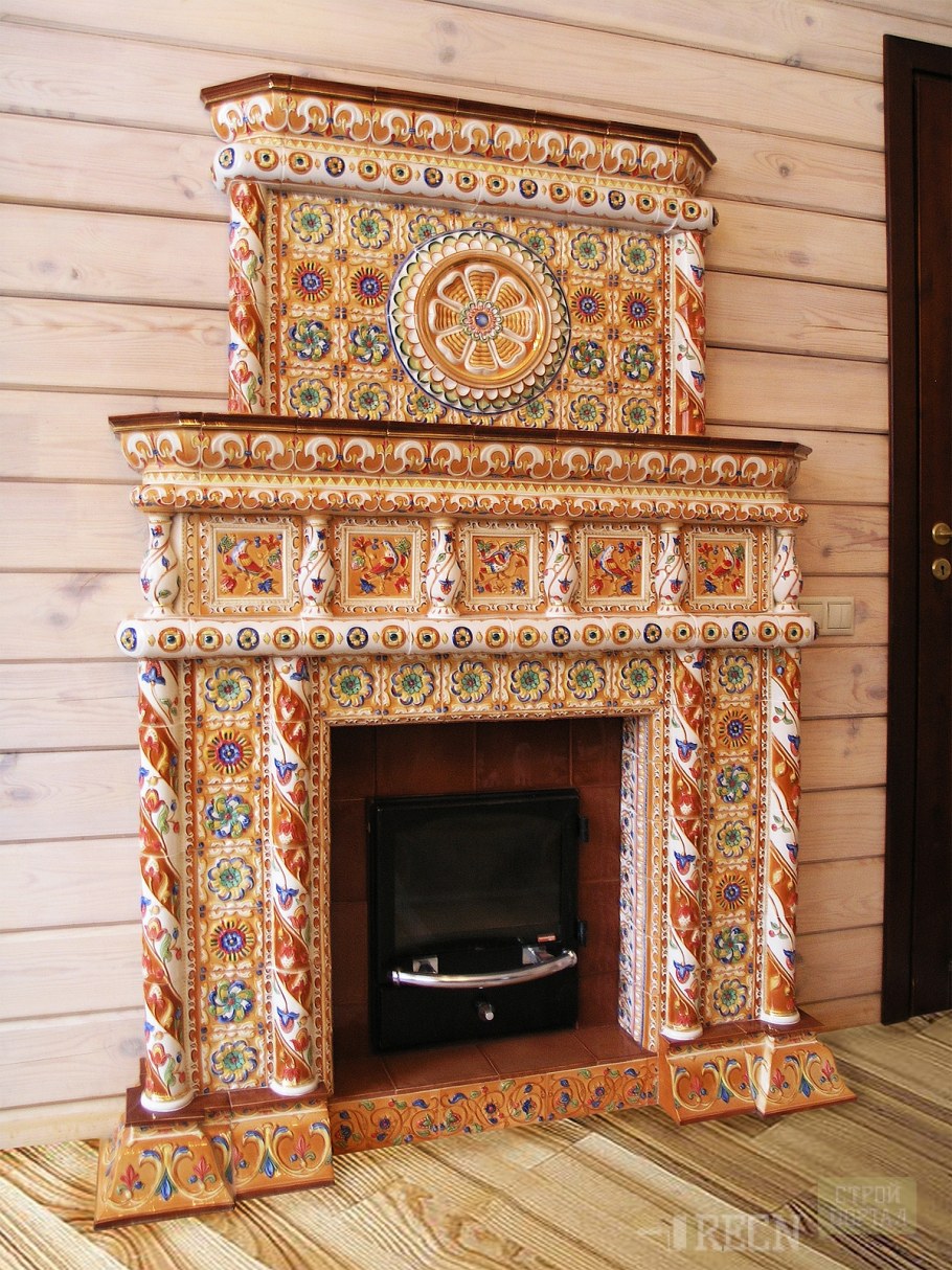 Изразцовые печи и камины