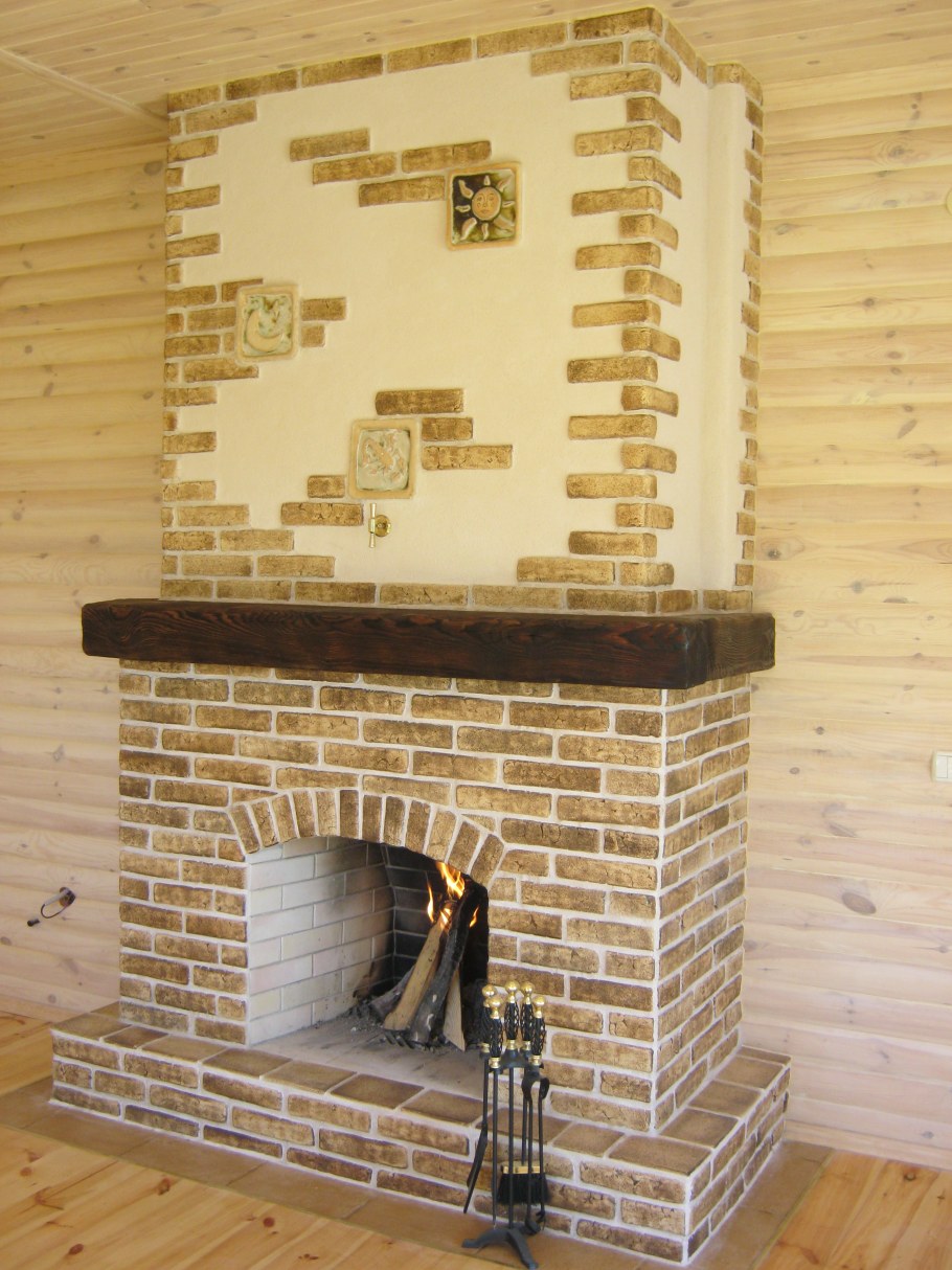 Декоративная плитка для печки