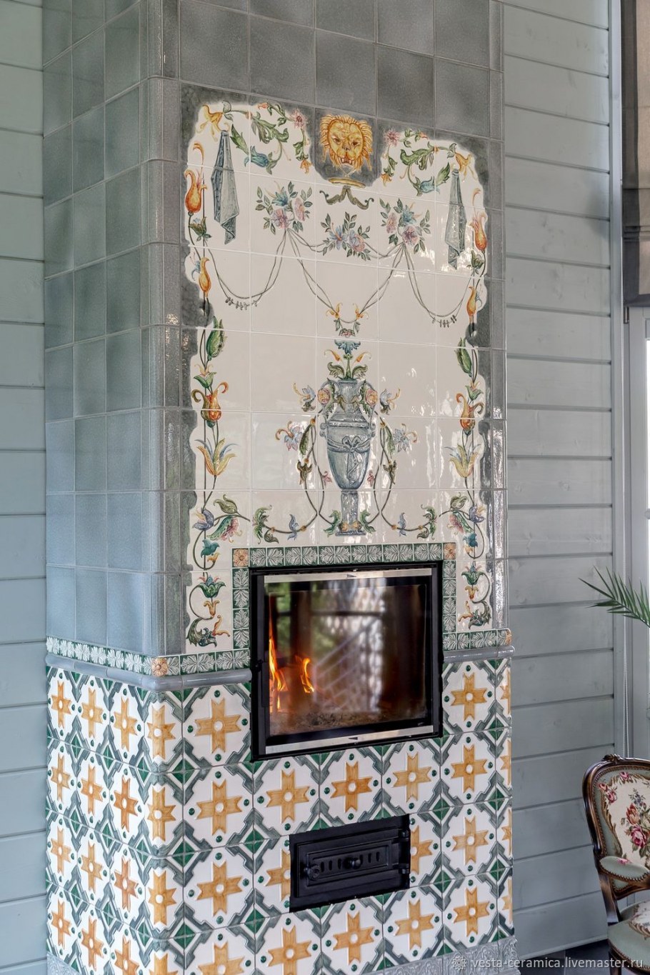 Камин морсо изразцы