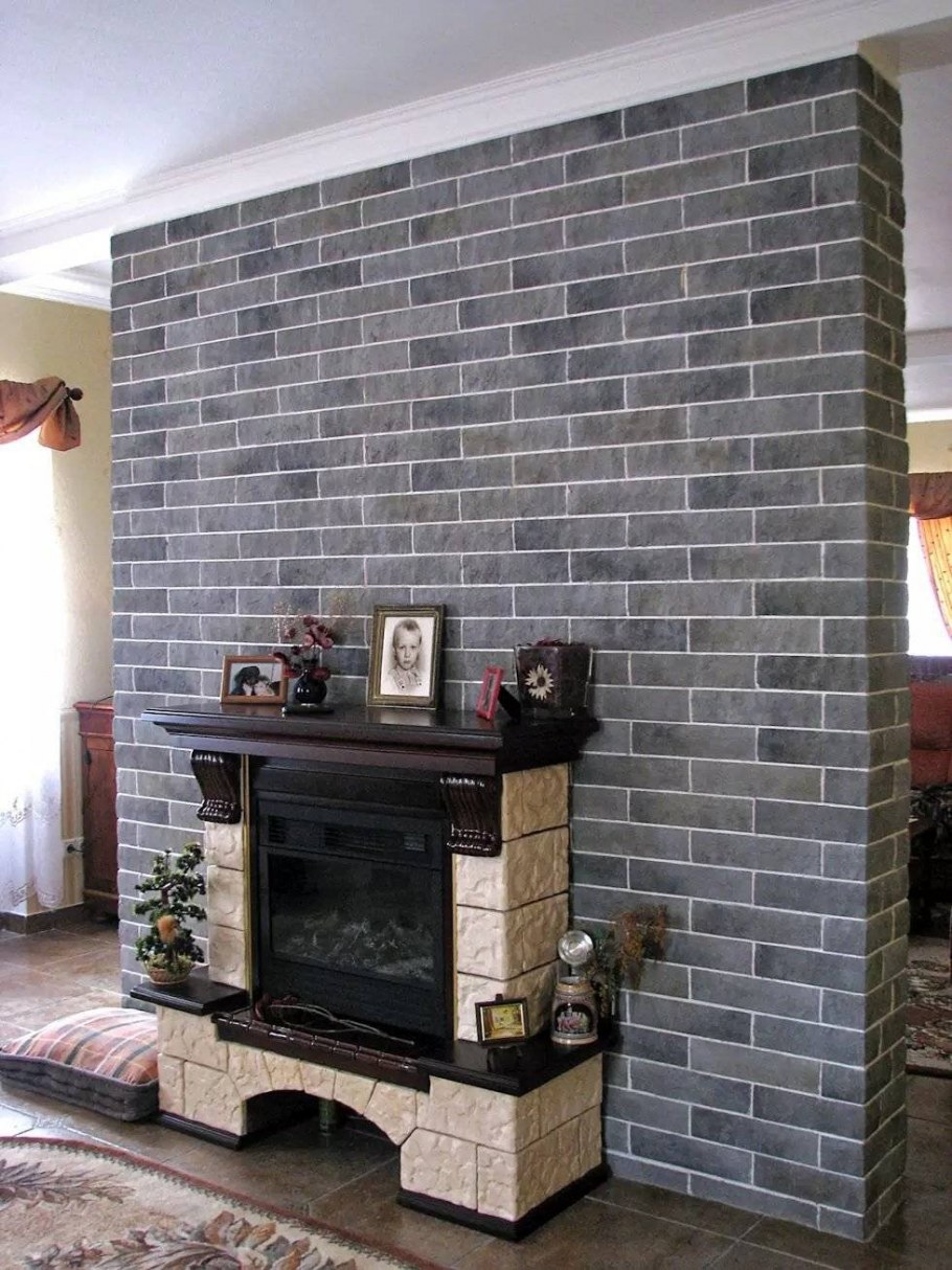 Камины Отделанные декоративным камнем