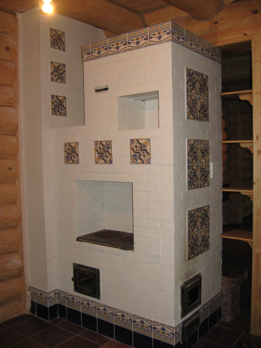 Изразцовая печь шведка