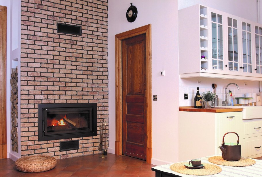 Каминная топка стальная Mila (16 КВТ)