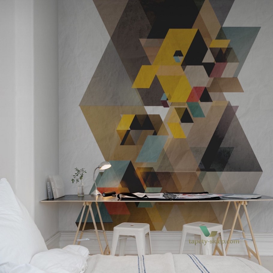 Геометрическая композиция в интерьере