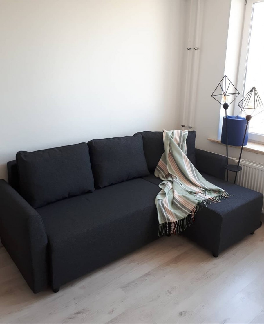 Диван икеа ФРИХЕТЭН серый