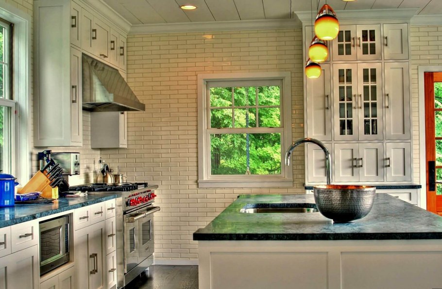 Отделка стен на кухне