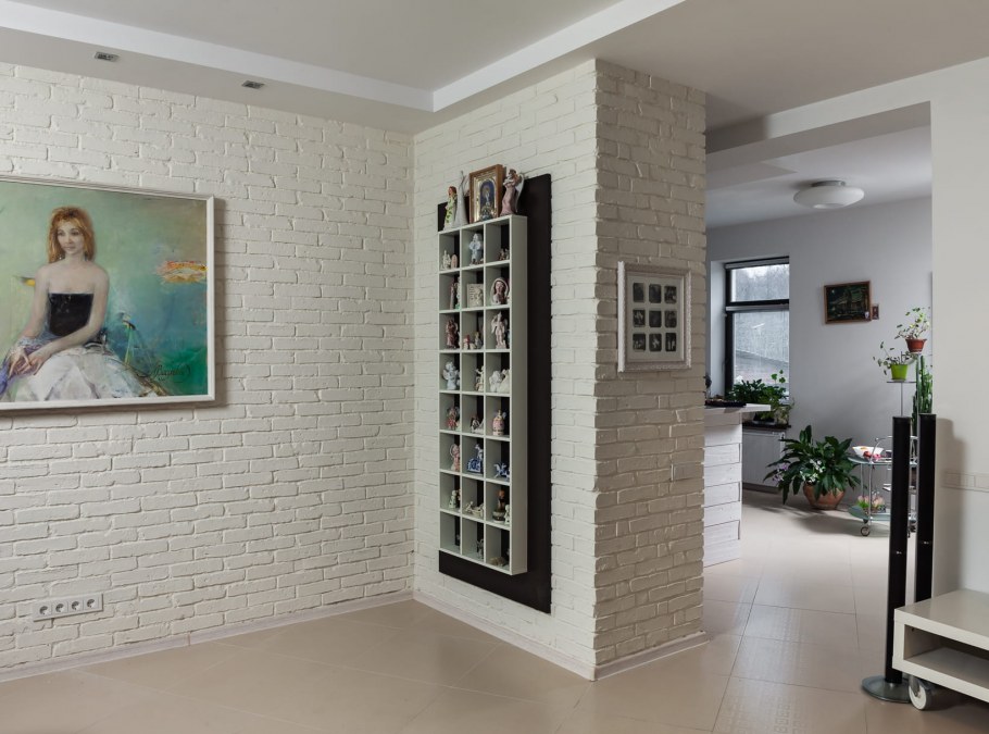 Отделка декоративным кирпичом