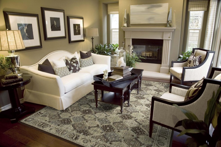 Ковры в английском интерьере